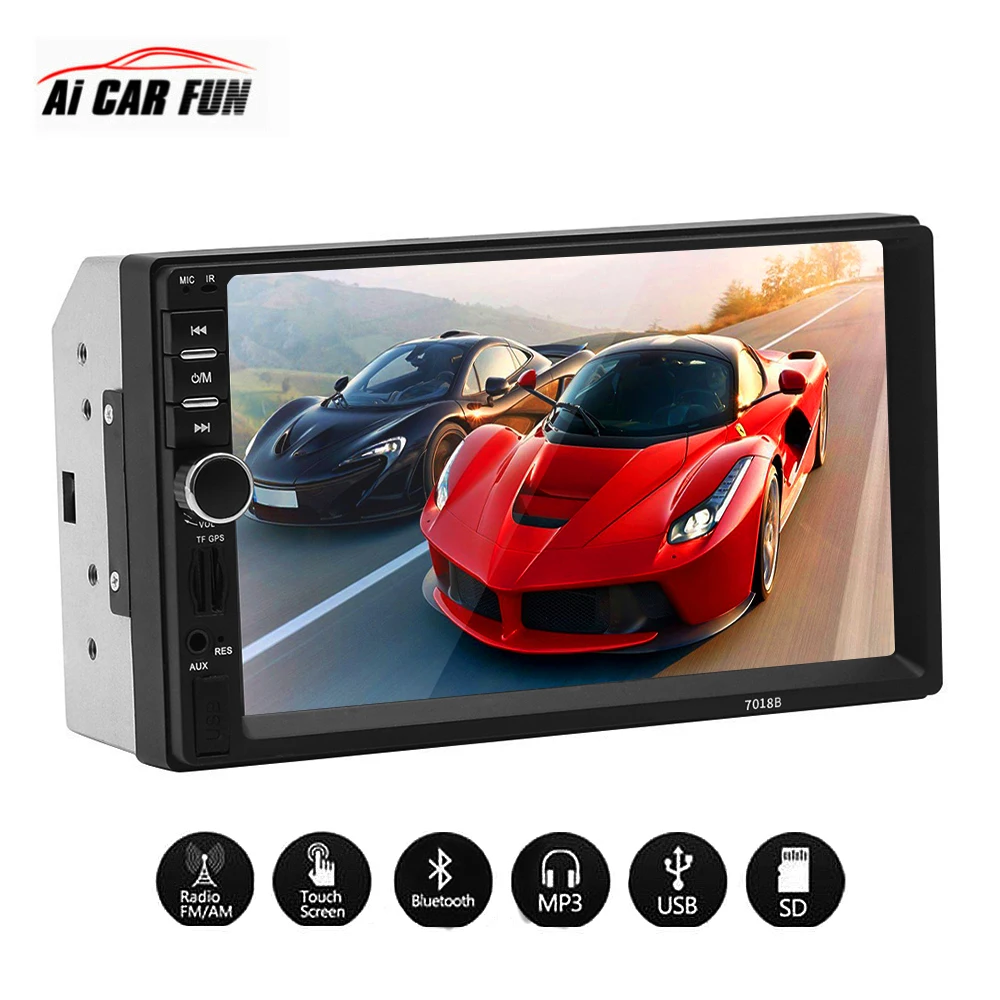 Buy 7 inch Double 2 DIN Car MP5 MP3 Multimedia player