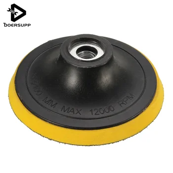 

Newest 4 Inch Sticky Backing Pad Car Polishing Burnishing Grinders For M10 Thread 3/4/5inch Best Promotion