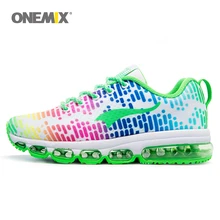 ONEMIX Для женщин спортивная обувь зеленый кроссовки женские кроссовки для фитнеса приятная музыка Air кроссовки женские розовый цвет для взрослых европейские размеры 36-46