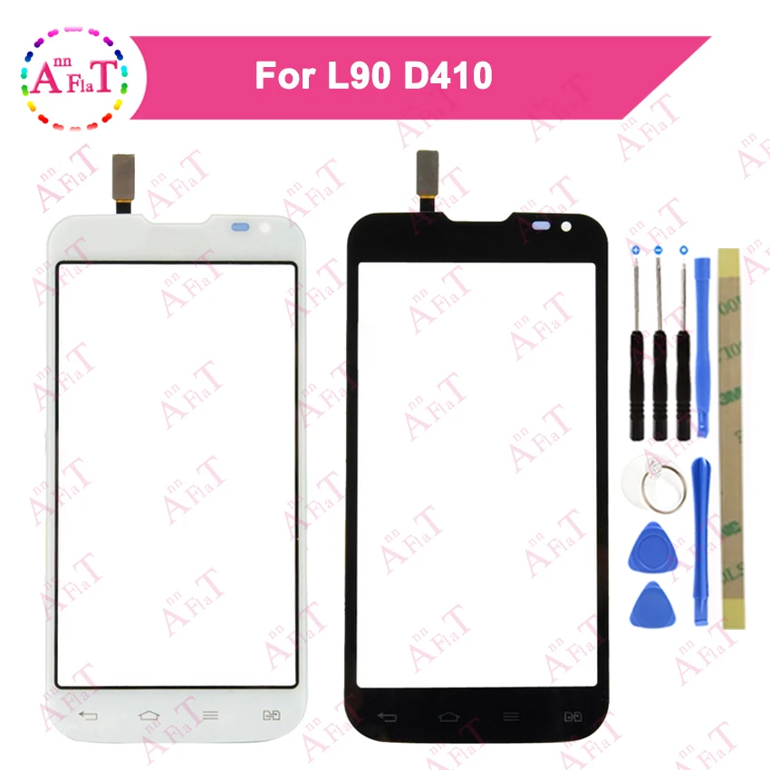 Сенсорный экран для LG L90 D415 D405 D410 4 7 &quot дигитайзер датчик внешнее стекло панель