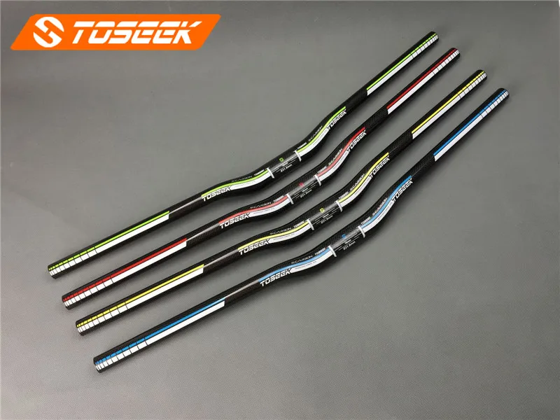 TOSEEK New full carbon fiber mountain bike handlebar rise