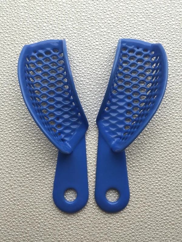 1 Pair Dental Stainless Steel Quadrant Impression Trays Upper and Lower