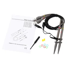 Sonda osciloscópio kkmoon p6060 60mhz x10 x1 p6100 100mhz 1x 10x sonda osciloscópio sonda kit osciloscópio sonde acessórios