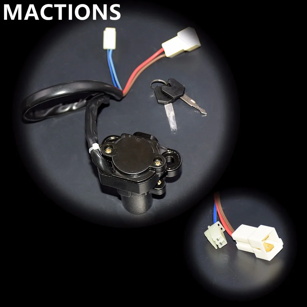 Motorcycle Ignition Switch Lock Key Set For YAMAHA YZF R6 600 2003 2005