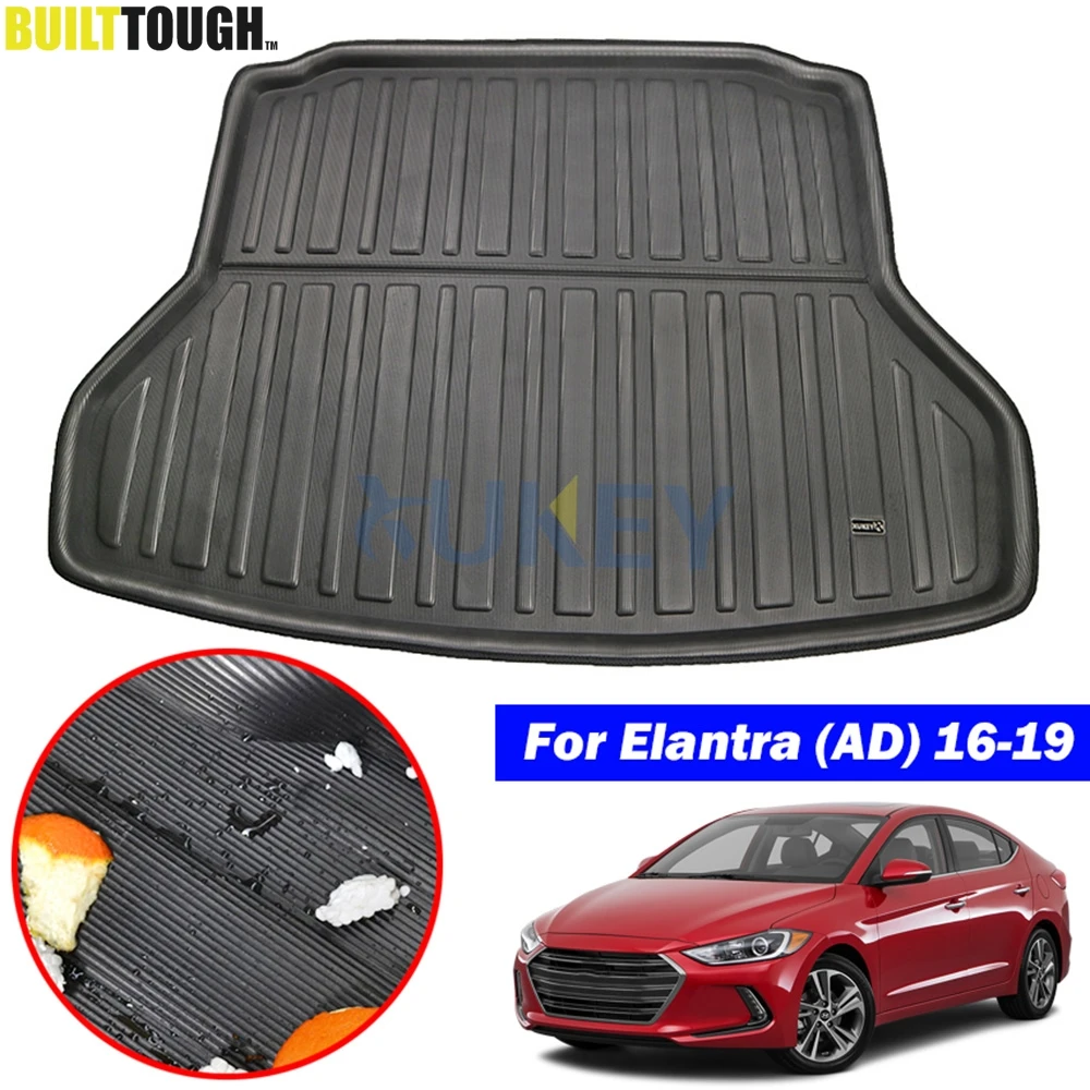 Подкладка багажника для Hyundai Elantra Avante 2016 2017 2018 2019 подкладка задний багажник коврик
