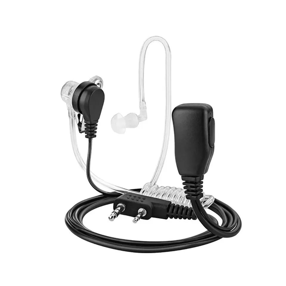 

Big Clamp collar PTT acoustic tube K plug headphone for Kenwood Baofeng UV5R UV82 888S Wouxun TYT Quansheng etc walkie talkie