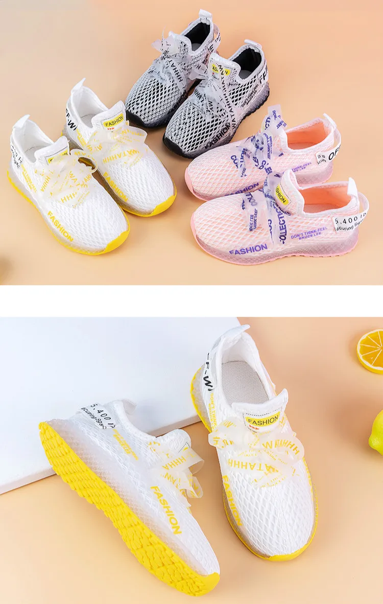 Сетчатая спортивная обувь для детей; Новинка г.; летняя дышащая сетчатая обувь для больших мальчиков