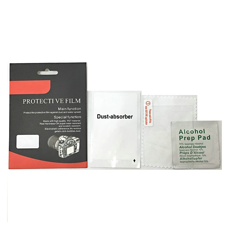 

Simple packing Camera Tempered Glass Toughened Glass Protective Film For Nikon D3300 D3400 D7000 D7100 D7200 D5200 D5300 D5500