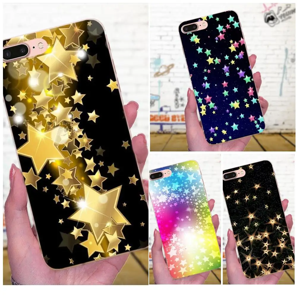 

Bling Star Top Soft Silicone Case For Galaxy J1 J2 J3 J330 J4 J5 J6 J7 J730 J8 2015 2016 2017 2018 mini Pro