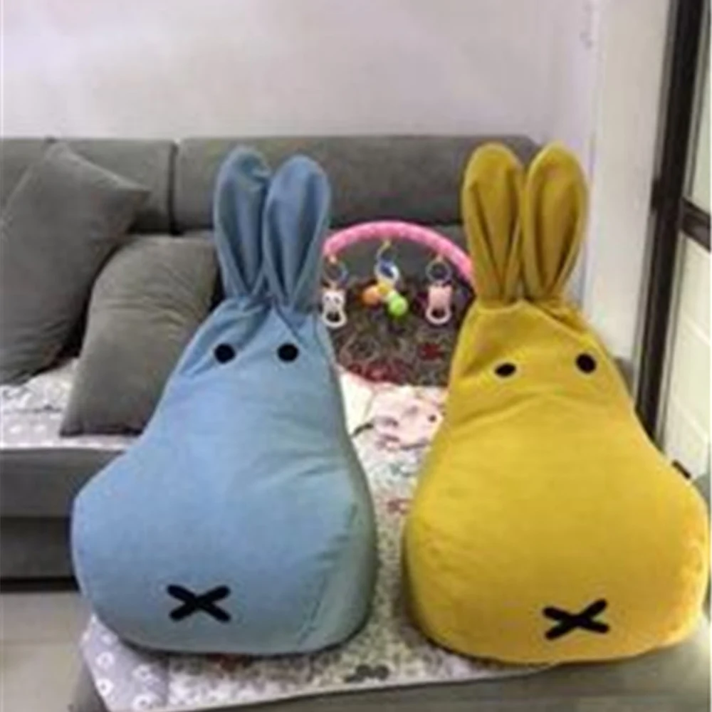 Fancytrader Lazy Rabbit BeanBag Toys for Children Particle Filling Cute Stuffed Bunny Kids Sofa Chair Doll 6 Colors 2 Sizes Fancytrader Lazy Rabbit BeanBag Toys for Children Particle Filling Cute Stuffed Bunny Kids Sofa Chair Doll 6 Colors 2 Sizes