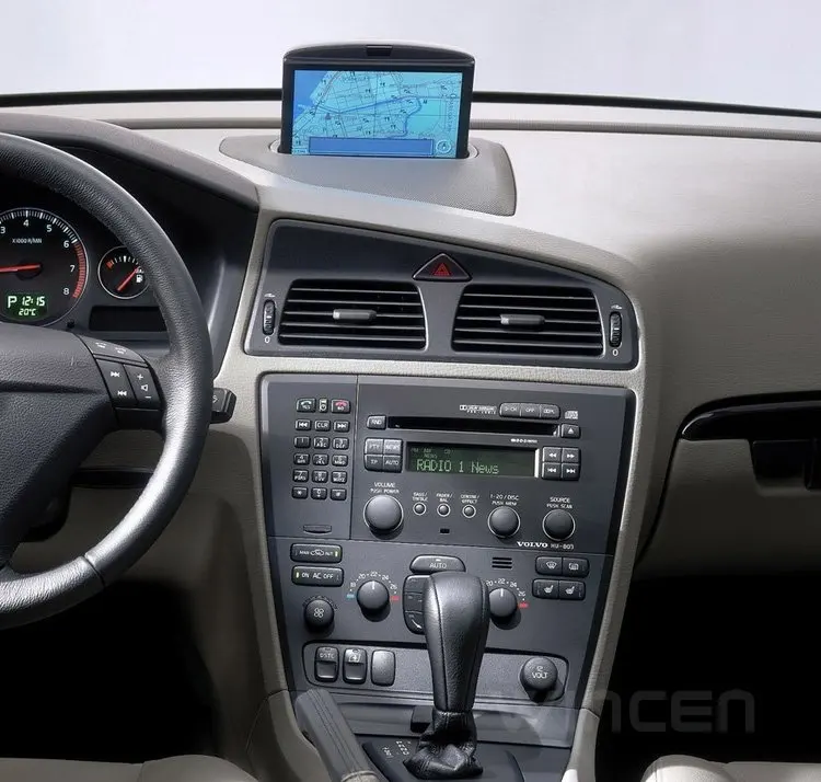 6 5 "Автомобильный GPS плеер для Volvo S80/S60 с 3D меню USB SD TV моторизованной панелью|gps|gps