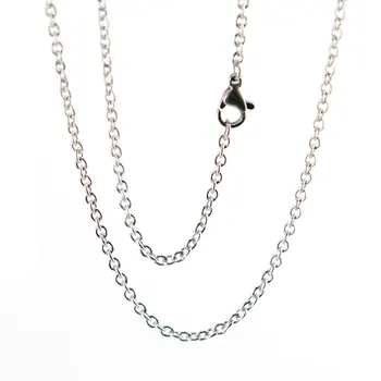 

10pcs super lowest price Silver Stainless Steel 20" 24" 2.3mm necklace Chains for living glass lockets floating charms