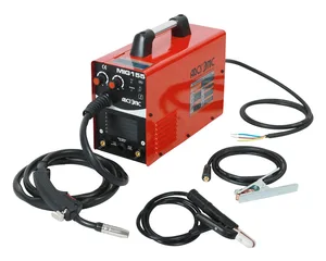 IGBT Gas/No Gas MIG155 Mig Welder 220V Flux Core Wire Steel Welding Machine Portable DC 2 In 1 Mig Welding MMA Welding