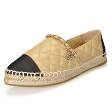 Женская обувь; эспадрильи; повседневная женская обувь на плоской подошве; брендовые Лоферы без застежки; дышащая прогулочная обувь; обувь из натуральной кожи