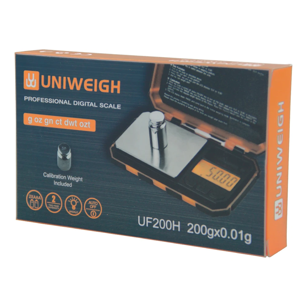 Mini 200g x 0.01g escala digital de