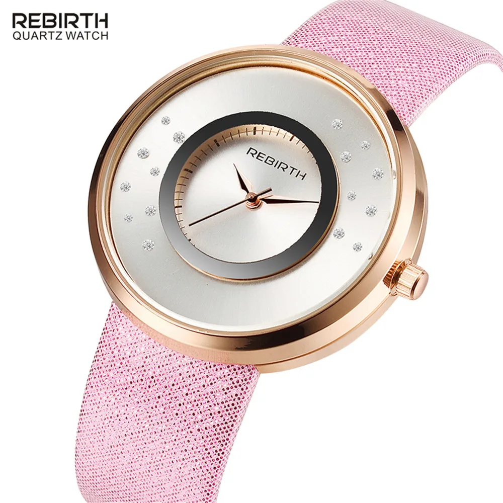

New Top Brand Lady Dress Watches Women Fiber Leather Quartz Watch Female Fashion Waterproof Wristwatch Girl Gift Relogio Feminin