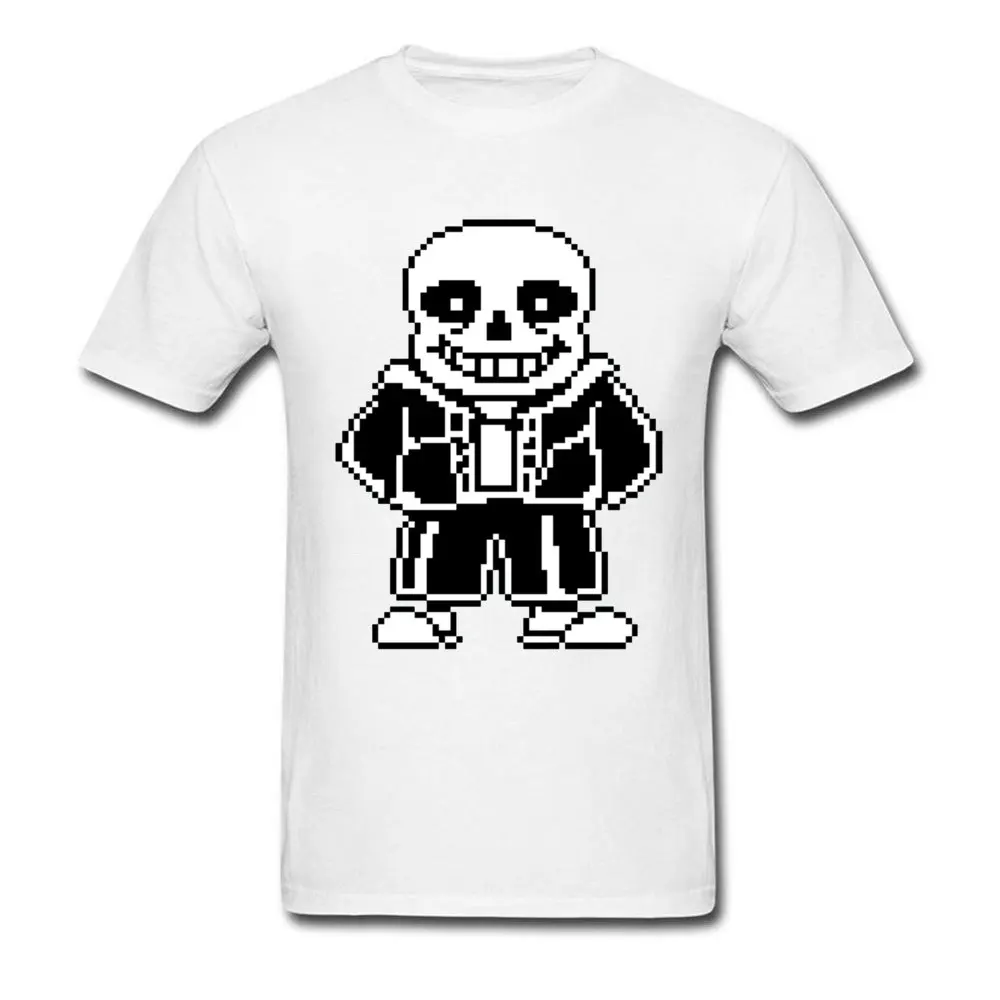Undertale Sans 5054 T-shirts Newest Short Sleeve Printed On 100% Cotton Crew Neck Mens Tops & Tees Tops & Tees Summer Autumn Undertale Sans 5054 white