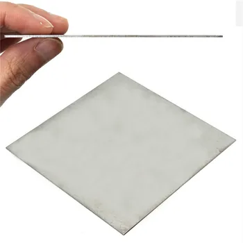 

1mm x 100mm x 100mm Titanium Metal Plate Titan Platte Sheet Gr.5 Gr5 Grade 5 Ti Temperature 400-600 Degree Corrosion Resistance