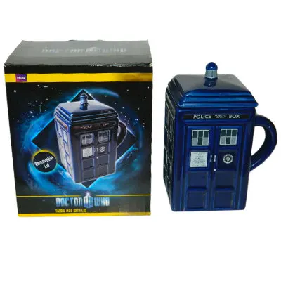 

Original Doctor Who Tardis Creative Police Box Mug Funny Ceramic Coffee Tea Cup For christmas Gift