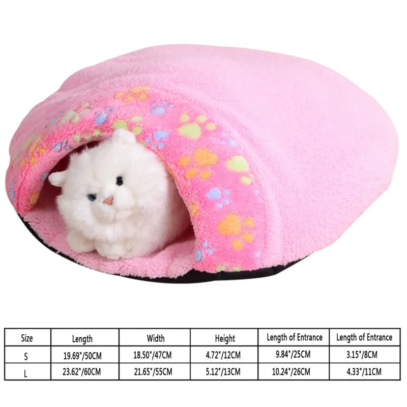 Pet Products Warm Soft Flannels Cat House Pet Mats Sleeping Bag Lovely Hamburger Puppy Cushion Rabbit