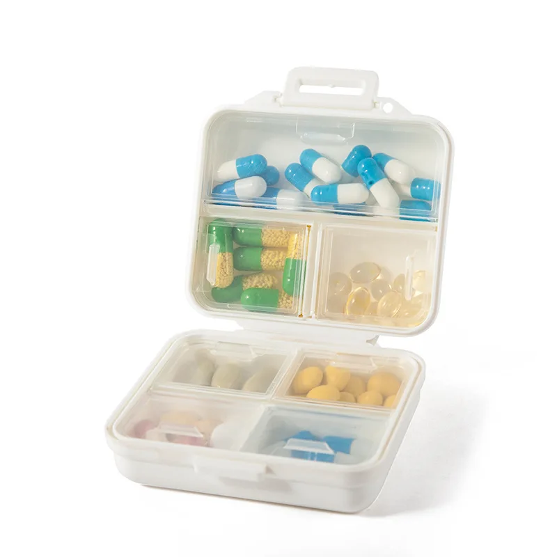 Weekly Pill Case Home Outdoor Travel Convenient Drugs Vitamin Storage