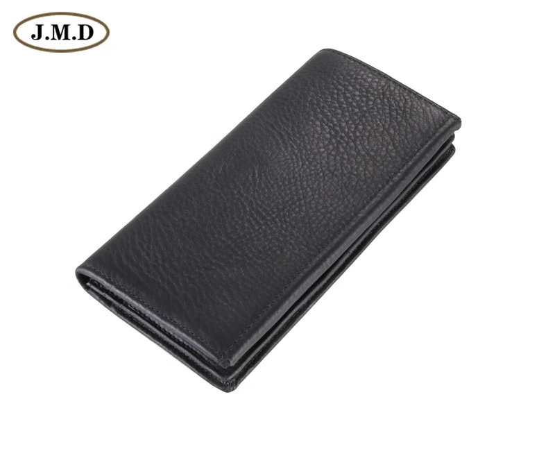 

8061A 2014 October New Arrival Fashion Black Genuine Leather Men's Wallet purse