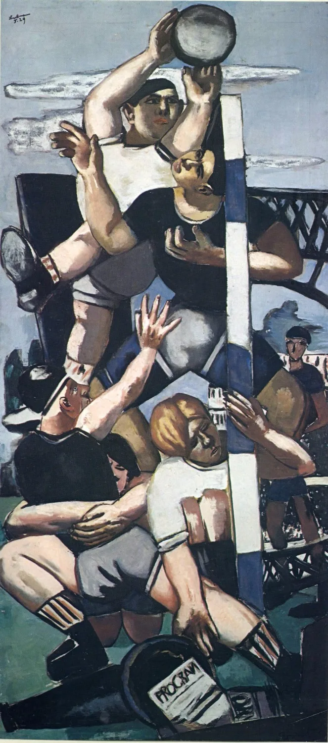 

100% handmade high quality oil painting reproduction on linen canvas by professional artist,Free DHL Shippingrugby-players-1929