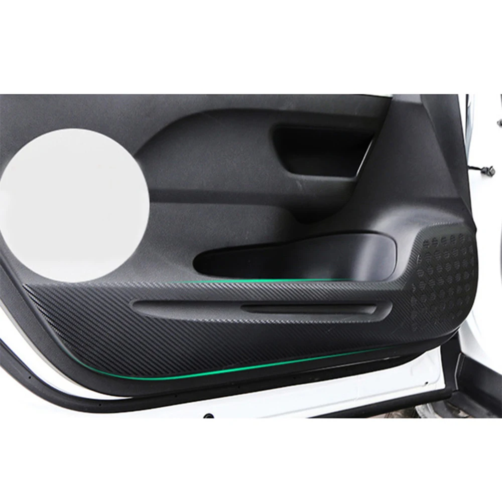 Car Door Sticker Pad For Honda CRV 2012 To 2016 Interior Door Protection Sticker Carbon Fiber 4Pcs Car-Styling Accessories 3.