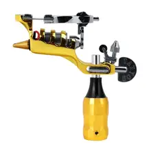 Алюминиевая электрическая машинка для татуажа машина Liner Shader золотые чернила душ с ручкой тату мотор Пистолет наборы поставка для художников