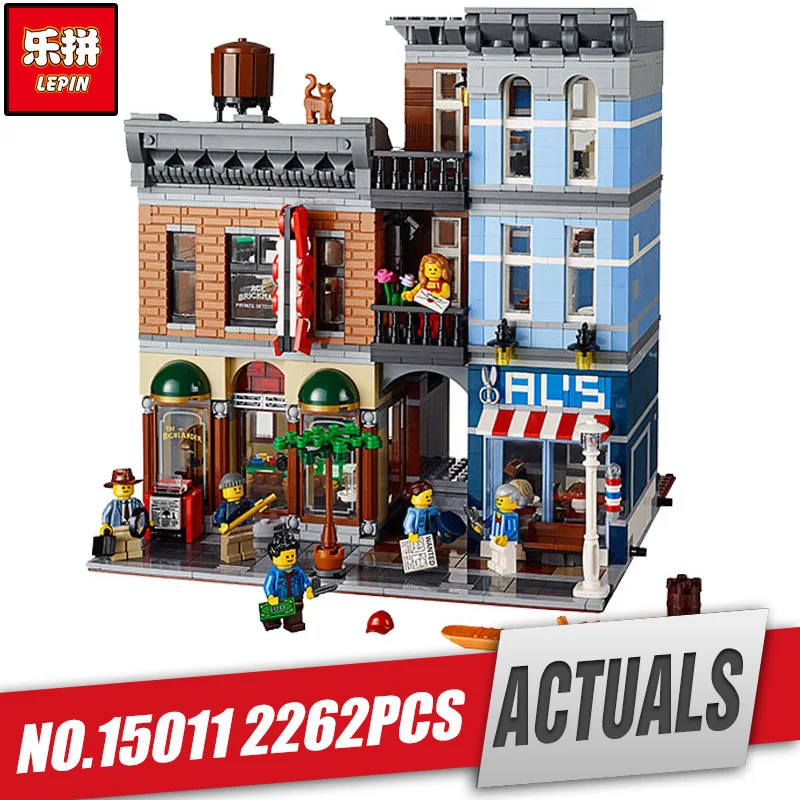 

DHL Lepin 15011 2262Pcs Series The Detective's Office Set Avengers Set Assemble Building Blocks Toys 10246 Educational Gift