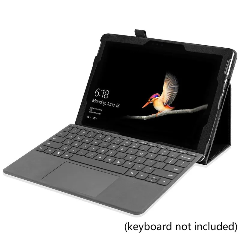 Совместимый с w/type чехол для клавиатуры для microsoft Surface Go 10 Mult-Angle View Portfolio Cover Fit Surface Go 1" Tablet