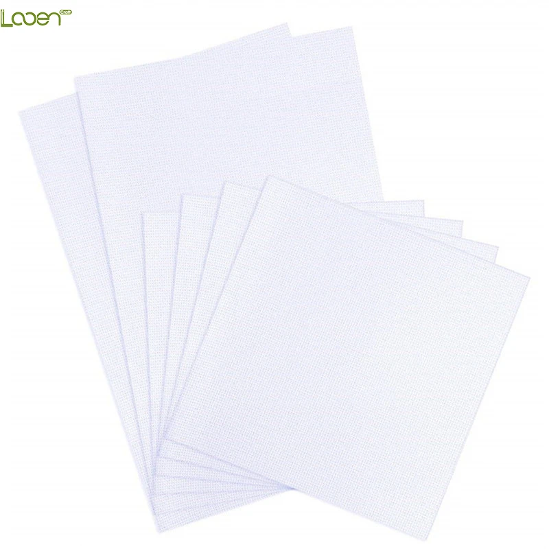 Looen 1 Piece 11CT Cross Stitch Fabric Aida Cloth Handmade Nesedlework Stitching Embroidery Cloth Craft DIY Sewing Handcraft Tool (6)