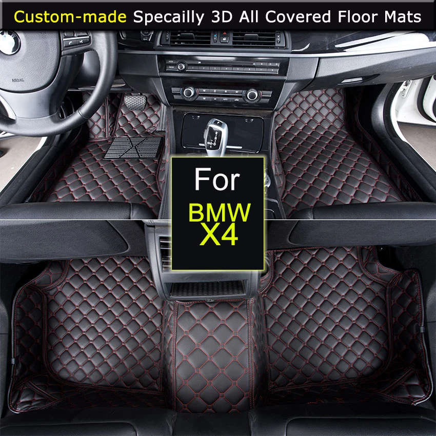 Car Floor mats for BMW X4 Car styling Foot Rugs Carpets 3D All covered