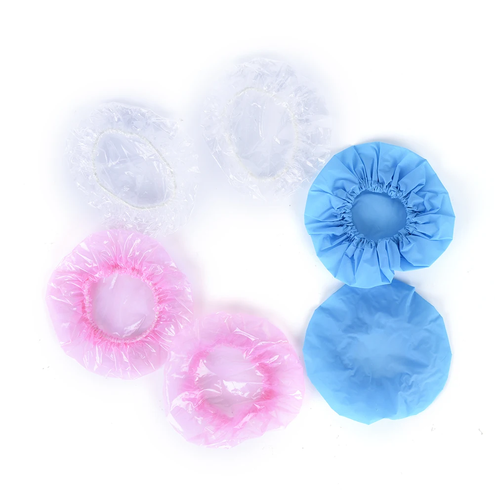 

20 Pieces Cap Hair Color Styling Tool Accessories Per Bag Disposable Salon Clear Ear Cover Ear Protection Hair Dye Protect