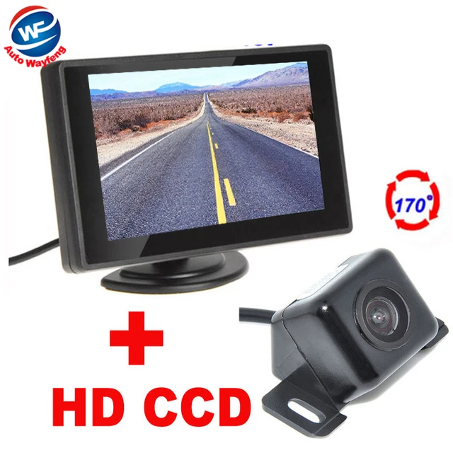 

170 Degrees universal Car Rearview Rear view Backup Camera + 4.3 inch TFT LCD Car Parking Monitor Parking Assistance System