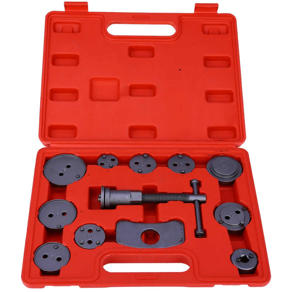 

12pcs Universal Car Precision Disc Brake Caliper Wind Back Tool Kit Car Sheet Metal Tools Set for Automobiles Garage Repair Tool