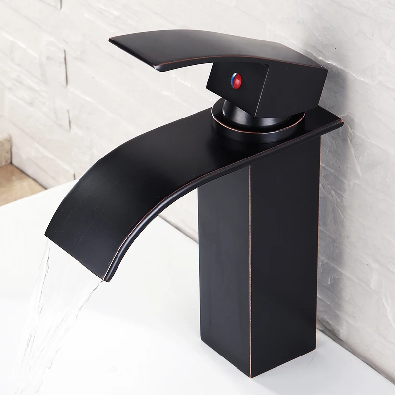 FLG سطح جبل الشلال صنبور الحمام الغرور سفينة ORB المصارف خلاط صنبور الباردة والساخنة مياه الحنفية