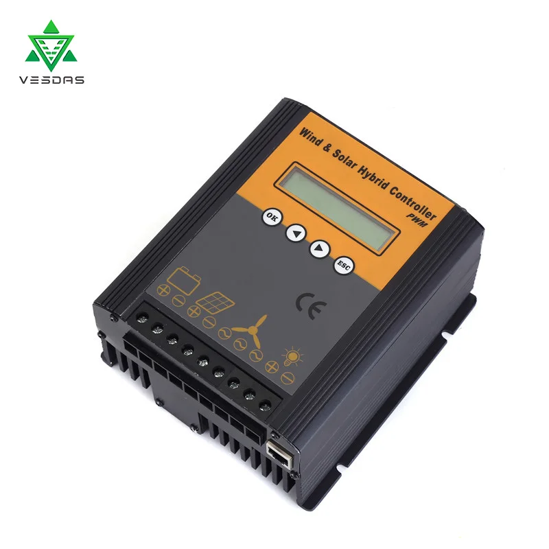 

600W PMW Wind and Solar Hybrid Controller with LCD Display Suitable for Off-grid Generation System