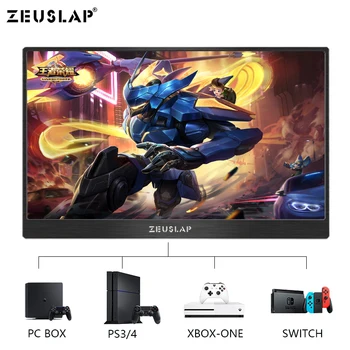 

Portable 15.6 Inch 1920*1080 60Hz Full View LCD Screen Monitor Ultra Slim Display NTSC 72% for TV Computer Phone