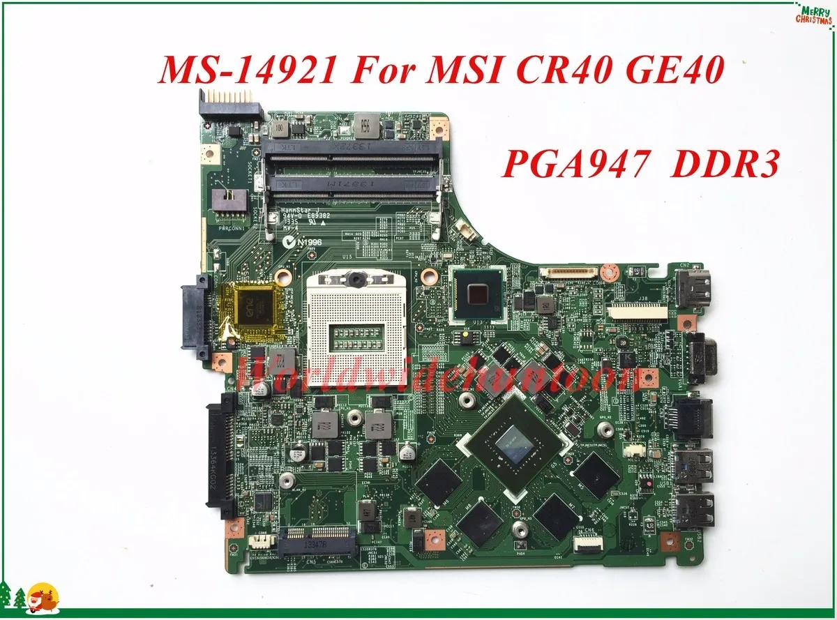 High Quality Motherboard MS 14921 For MSI CR40 GE40 Laptop Motherboard