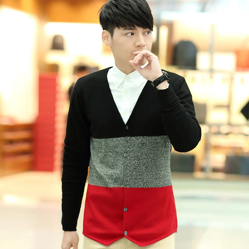 2016 Autumn font b Mens b font Cardigans font b Sweaters b font For Male 2016
