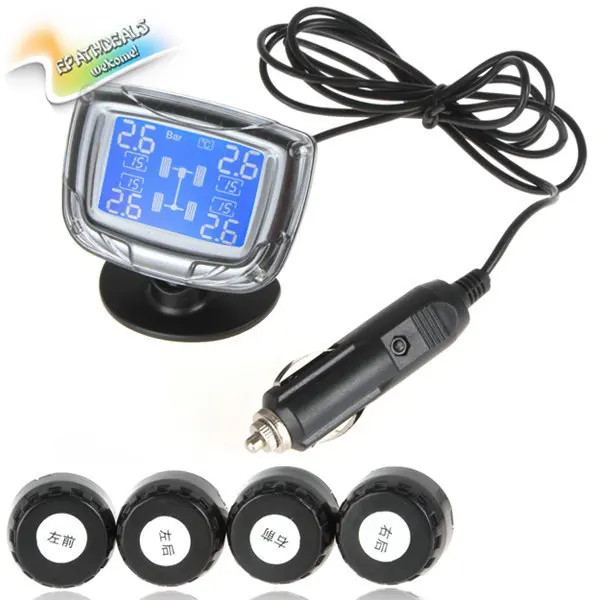 Sale InChange font b TPMS b font Mini LCD Digital Auto Car Tire Tyre Pressure Monitor