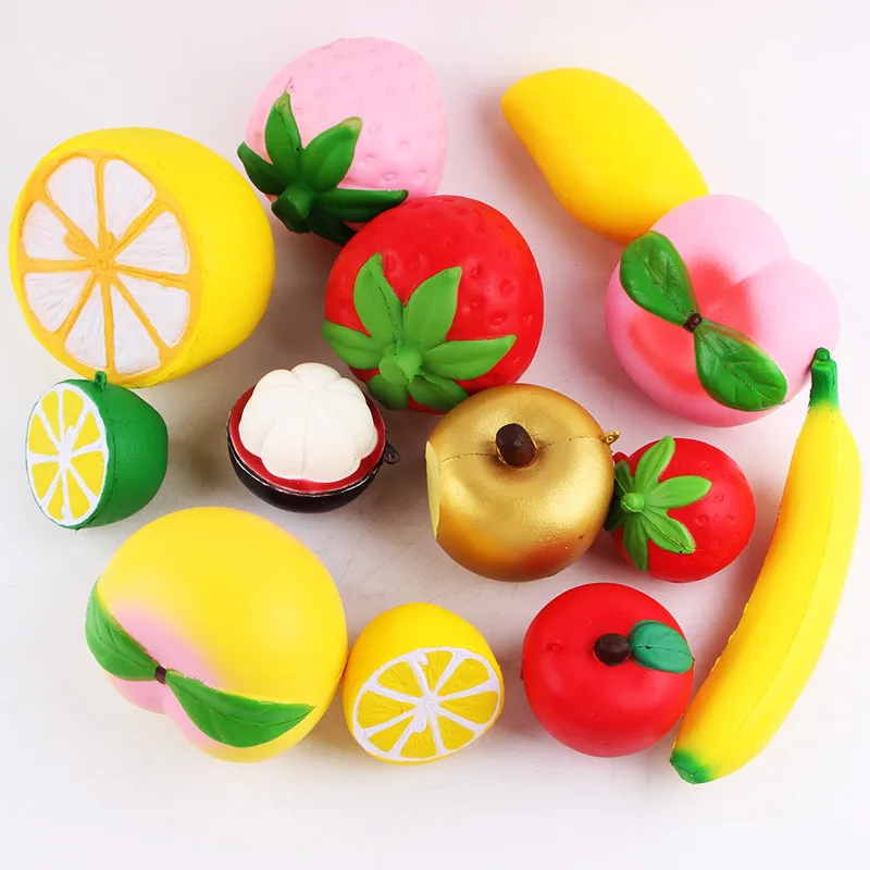 imágenes para 5 unids/lote Blando suave Fresa/Melocotón/Limón/Encanto Del Teléfono del Plátano Fruta Squeeze Juguetes Estilo Al Azar imágenes para 5 unids/lote Blando suave Fresa/Melocotón/Limón/Encanto Del Teléfono del Plátano Fruta Squeeze Juguetes Estilo Al Azar