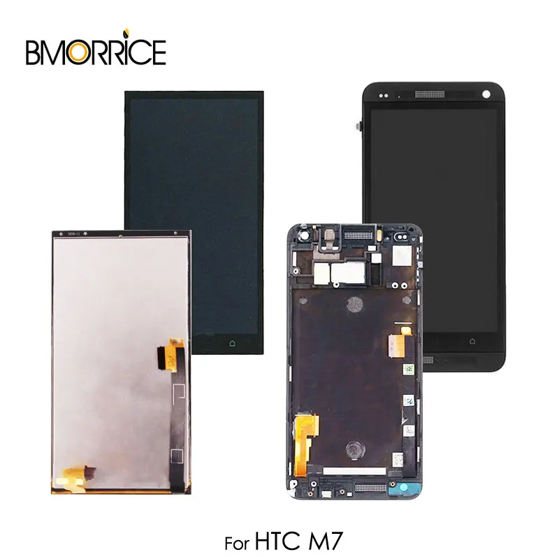 ЖК дисплей для HTC One M7 802D 802W Супер сенсорный экран дигитайзер Senor Стекло Замена в