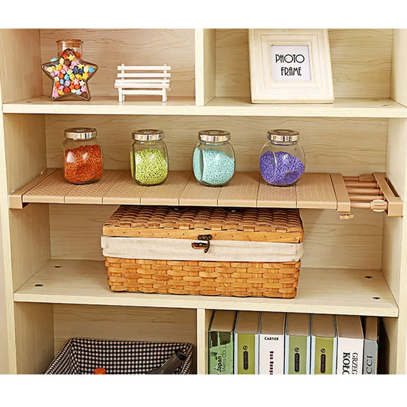 Vanzlife Nail Free Telescopic Wardrobe Layered Clapboard Traceless Vanzlife Nail Free Telescopic Wardrobe Layered Clapboard Traceless Barrier Shelf Cabinet Storage Rack Bathroom Sorting In Holders Racks From