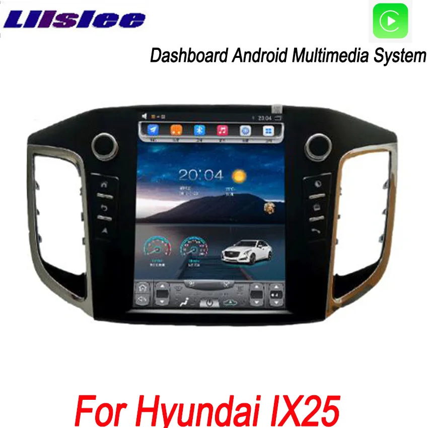 Liislee 2 din Android для hyundai IX25/Creta/Cantus большой экран Автомобильный мультимедийный плеер gps навигация Радио CarPlay