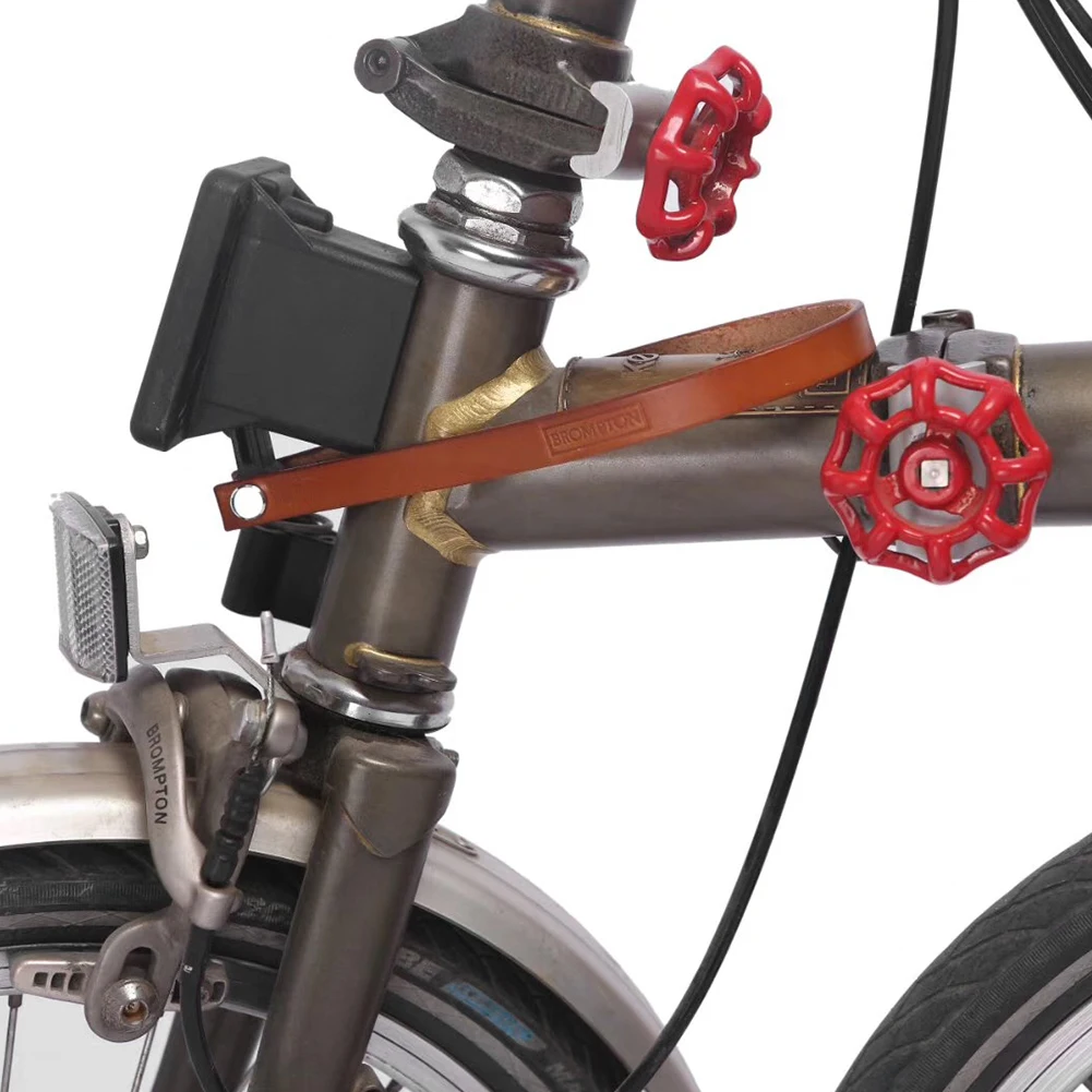 TWTOPSE Quick Release велосипедная сумка блок несущей кожаной ленты полоса для Brompton складной велосипед передняя стойка блок несущей держатель