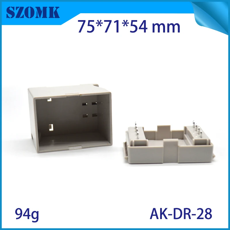 4 шт./лот abs din rail корпус для электроники abs din rail Домашняя электроника 80x54x71 мм din соединители рельсов пластиковая коробка