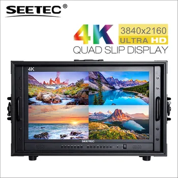 

Seetec 23.8" 4K238-9HSD-CO Ultra HD 4K Broadcast LCD Monitor HDMI SDI Carry-on Case Director Monitor Built-in LED TALLY