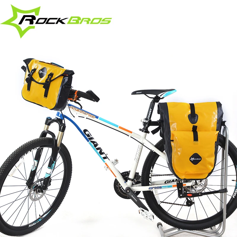 

2015 ROCKBROS Rainproof Cycling Front Bag Or Bicycle Rear Seat Bag Saddle Bag Or Ridng Bike Traveling Bag Sets,3Colors